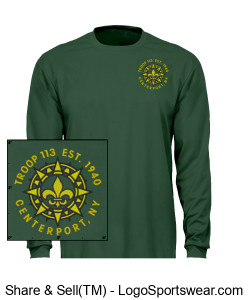 Scout Class B Long Sleeve Youth Design Zoom